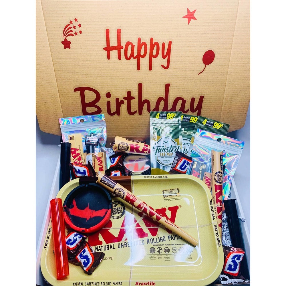 Happy Birthday Stoner Kit Basket Customizable​